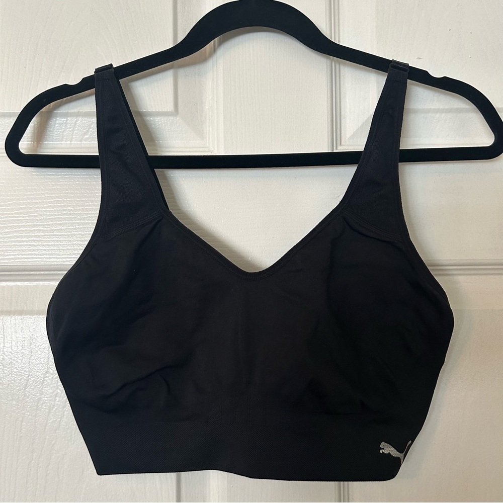 Puma Black Sports Bra